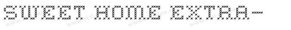 Sweet Home Extra字体转换
